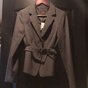 Belted blazer